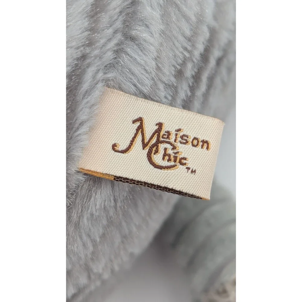 Maison Chic Gray Owl Plush Pillow 12